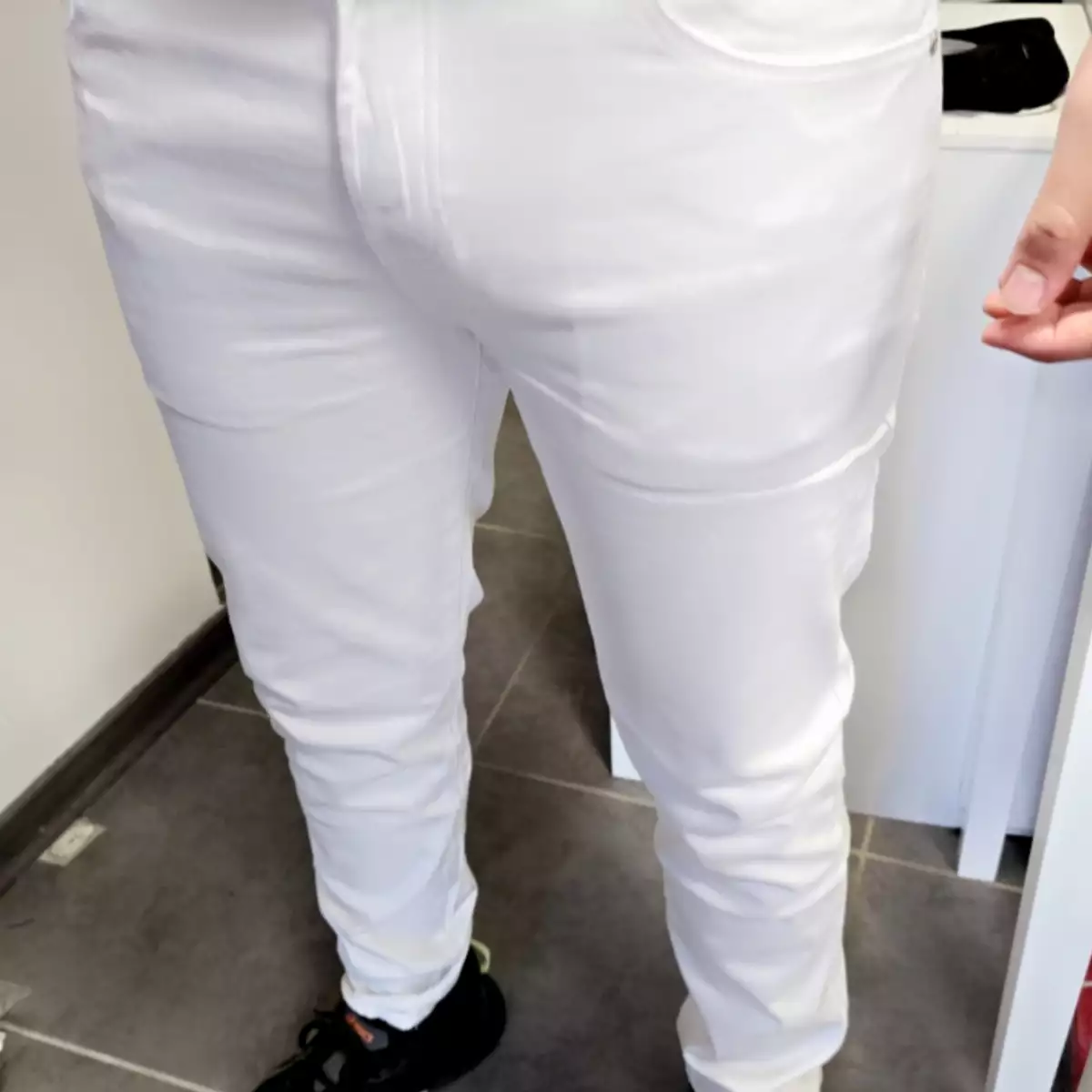 Jeans full white