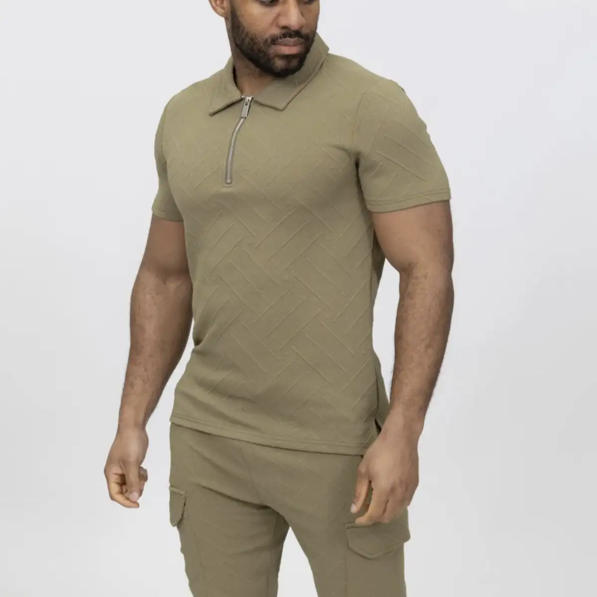 Ensemble habillé vert kaki