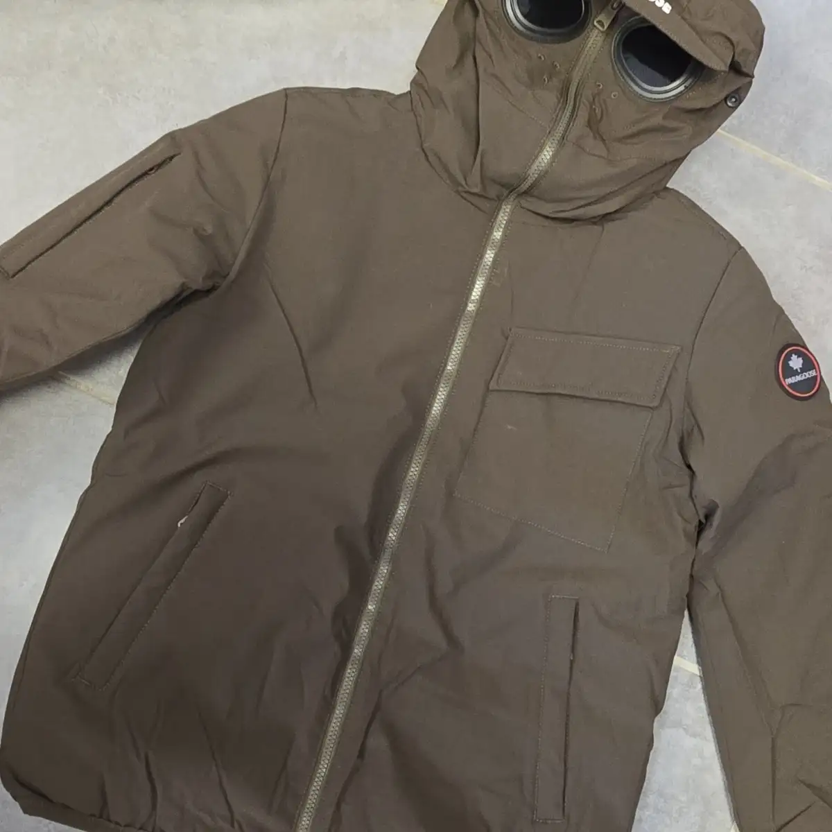 Veste paragoose kaki