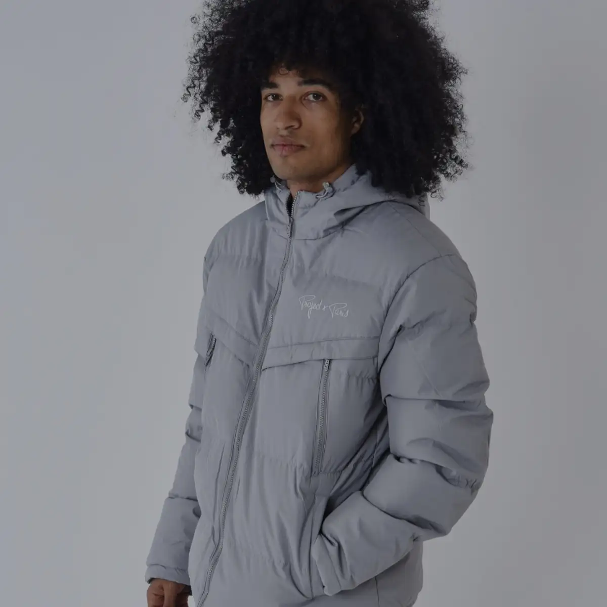 Doudoune project x paris gris