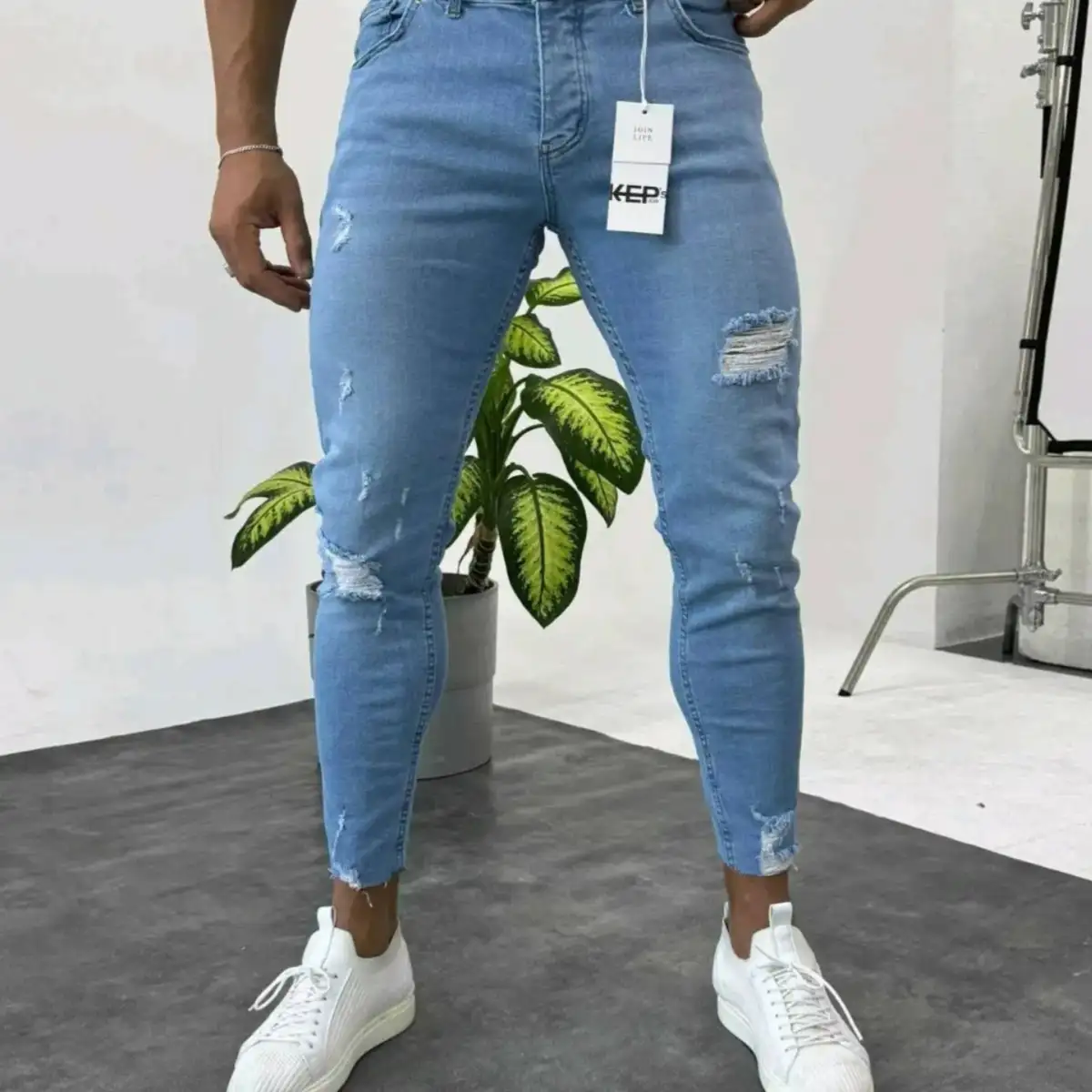 Jeans keeps bleu