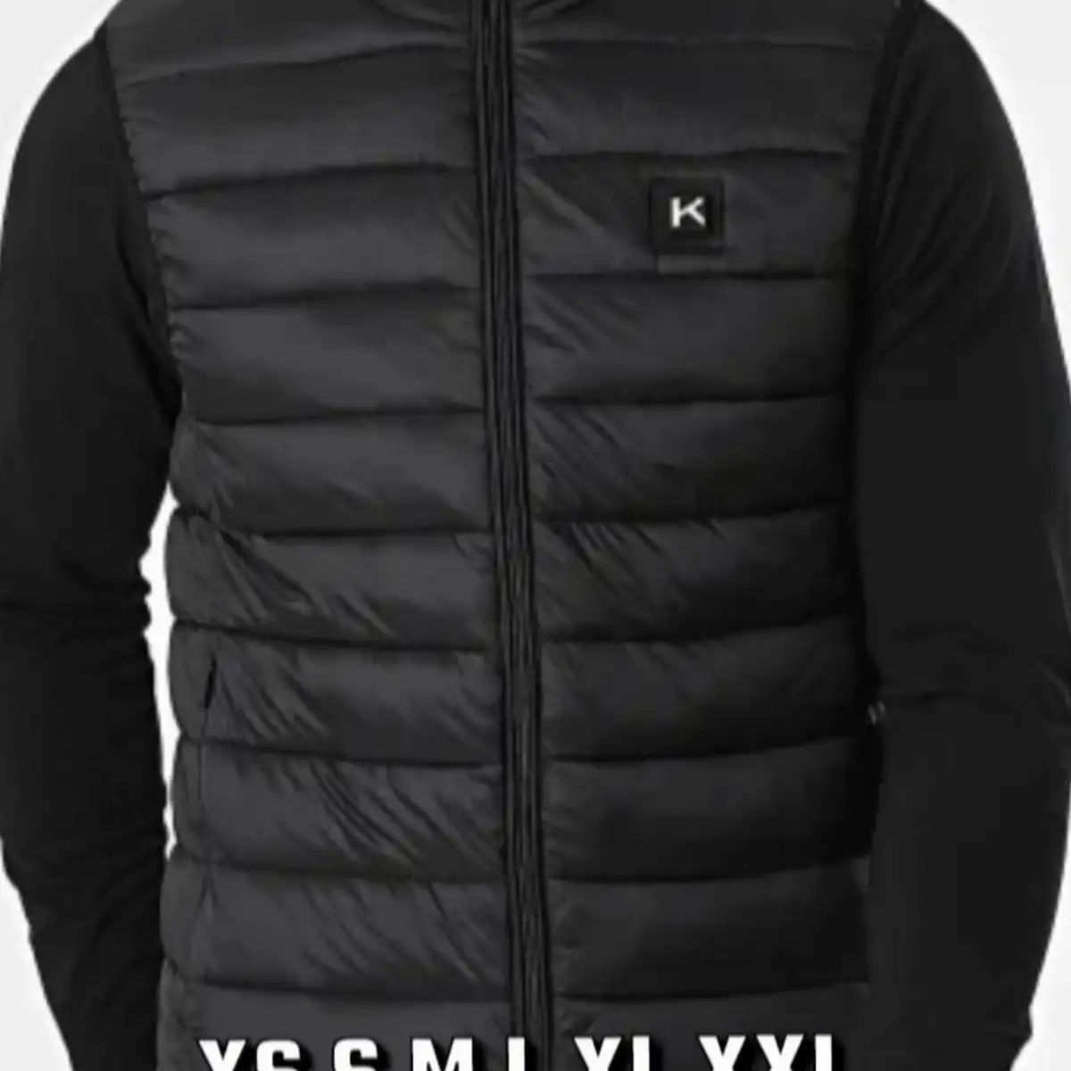 Doudoune sans manche chauffante