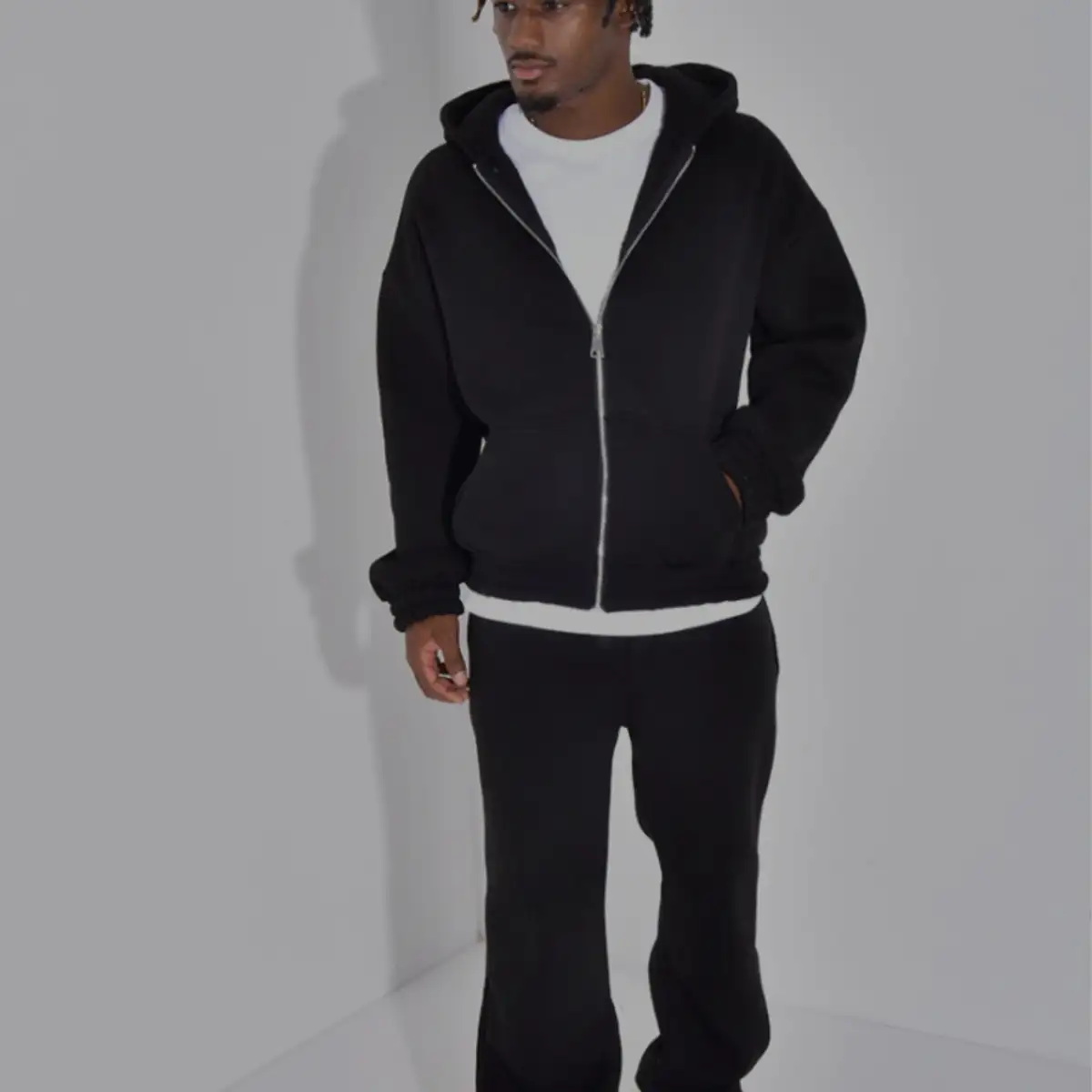 Ensemble uni full black