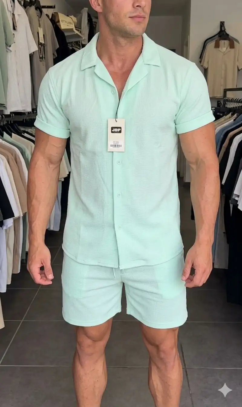Ensemble habillé vert deau