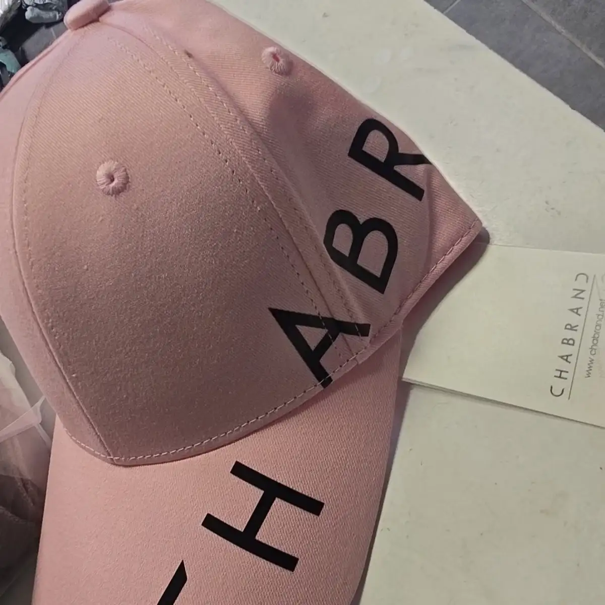 Casquette chabrand rose