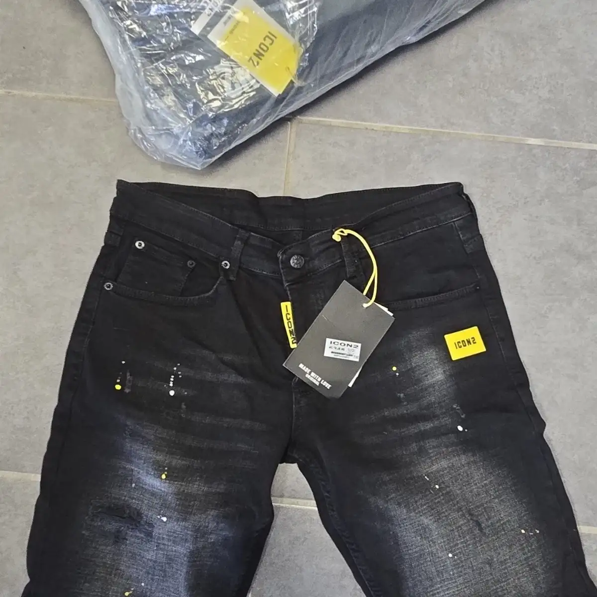 Short en jeans icon2 noir
