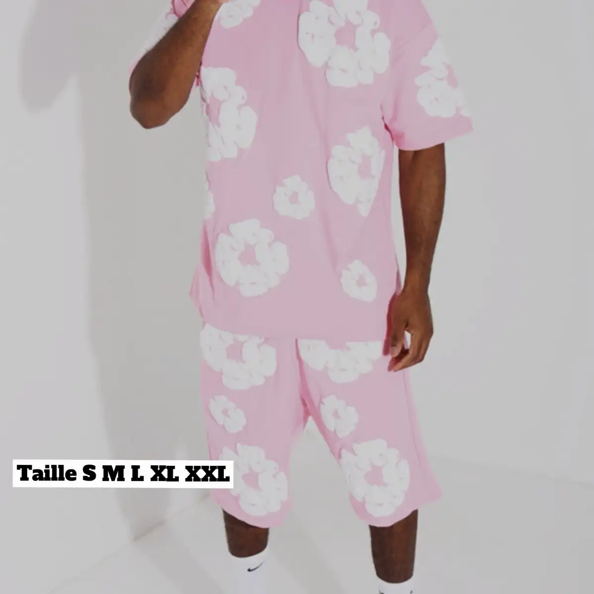 Ensemble a fleur rose