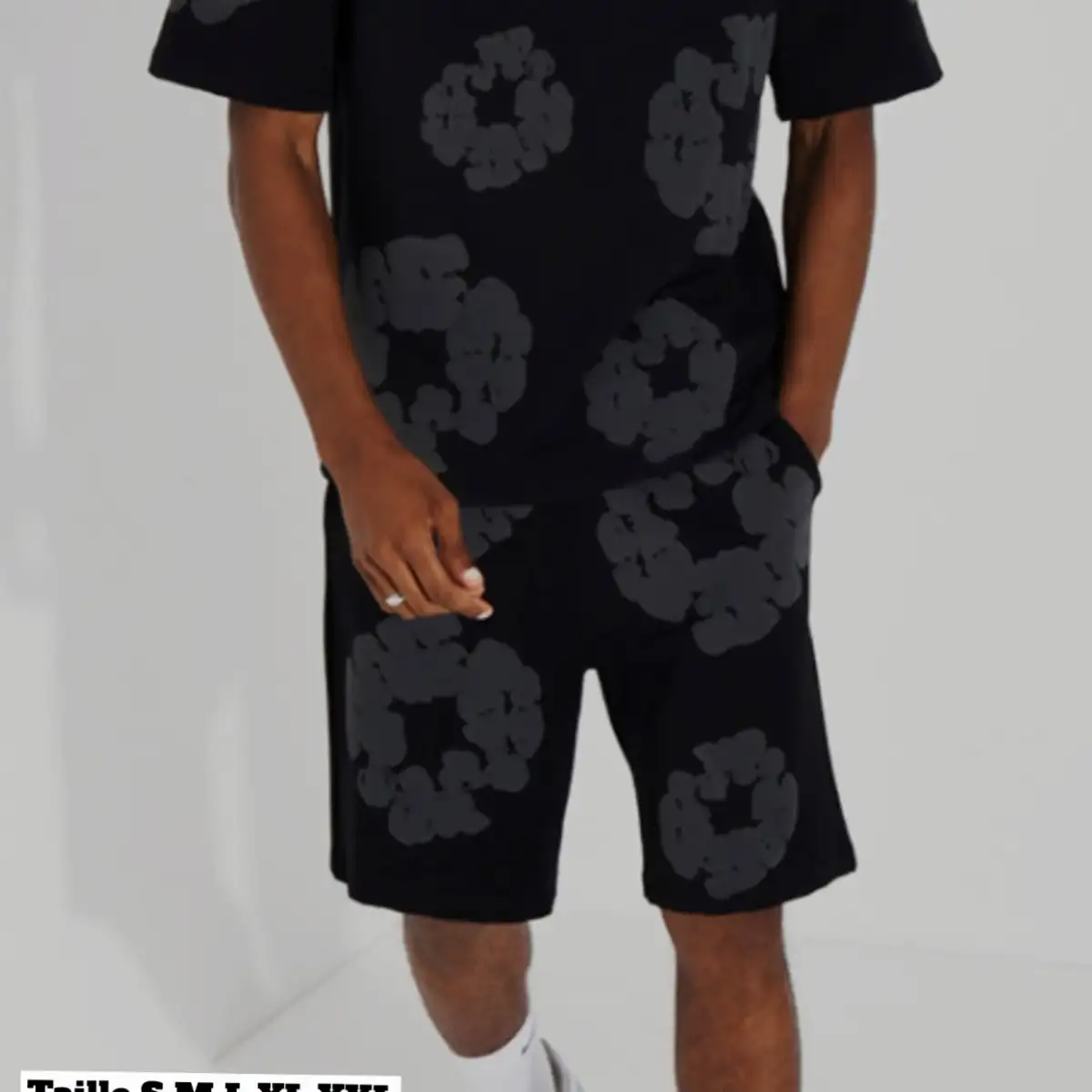Ensemble a fleur noir